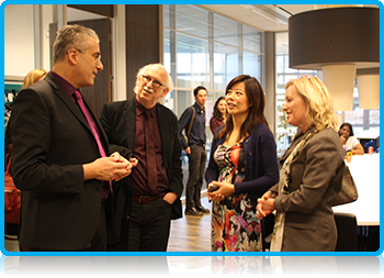 Dutch Minister of Education Jet Bussemaker meet Wittenborg University Directors Maggie Feng and Peter Birdsall