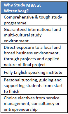 Why Study an MBA at Wittenborg University?