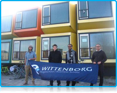 Wittenborg University provides student housing to its Dutch and International students for the first year of their studies in Apeldoorn, and students are housed in apartments and also independent units - the so-called 'Spaceboxes'!