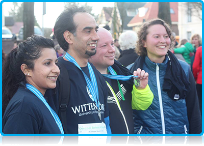 Wittenborg @ Sport - Staff and Students bare the cold to run the Apeldoorn Winter ‘Marathon’ 