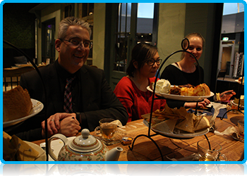 Wittenborg University Master of Science Students Enjoy a Christmas High Tea