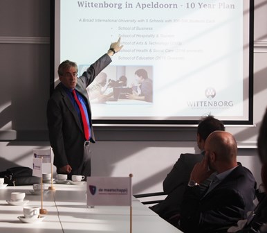WUAS was proud to host members of the influential business organization, De Maatschappij, for a lunch network event at its Spoorstraat 23 location in Apeldoorn on Monday