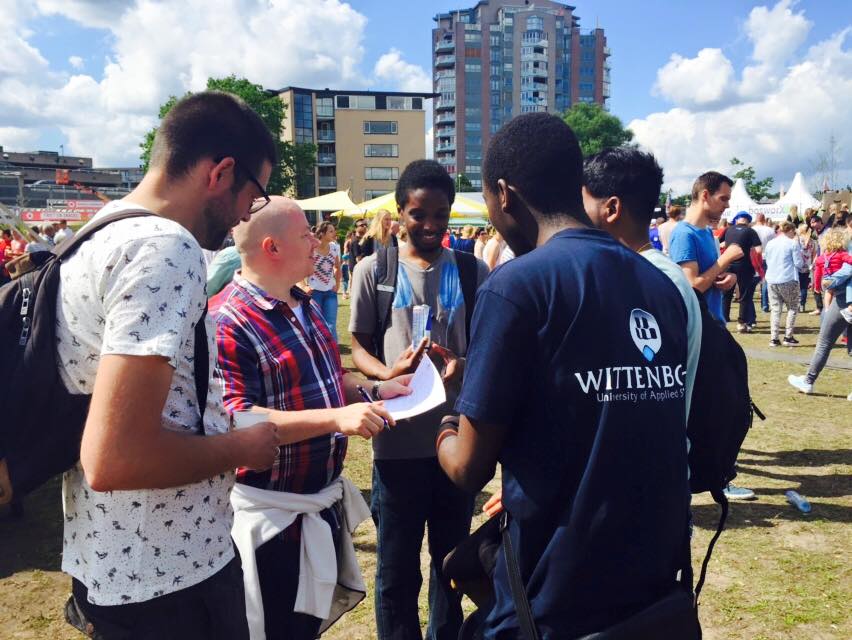 Wittenborg Students Survey More than 400 Visitors at the Apeldoorn Drakenboot Festival
