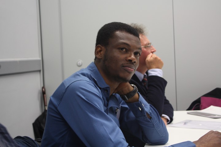 Adefolaju Ojengbede, a Nigerian student at Wittenborg