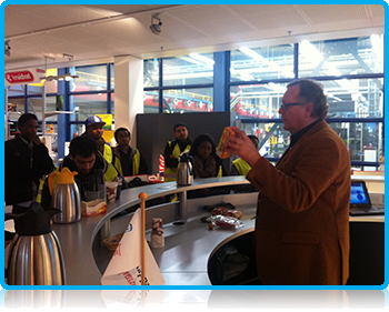 WUAS students visit manufacturing company in Deventer as part of their 3rd project week