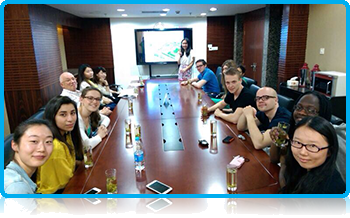 WUAS Students on a Project Week in Shanghai Business School