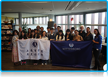 WUAS today welcomed ten exchange students from the Shanghai Business School 