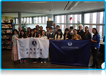 Wittenborg University today welcomed ten exchange students from the Shanghai Business School