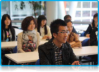 WUAS today welcomed ten exchange students from the Shanghai Business School 