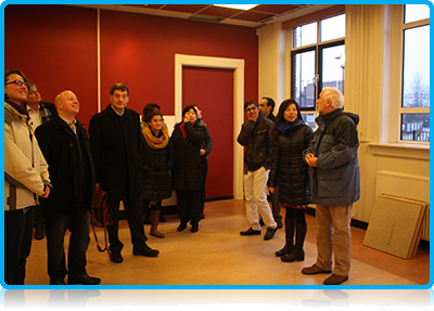 WUAS Staff Visit the New Building at the Spoorstraat 23