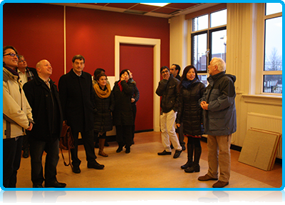 Wittenborg University Staff Visit the New Building at the Spoorstraat 23