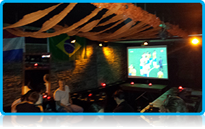 Update 11pm 13/6/2014 - The Dutch beat Spain in their opening match and Wittenborg STudents watch together in the centre of Apeldoorn! Hup Holland! 