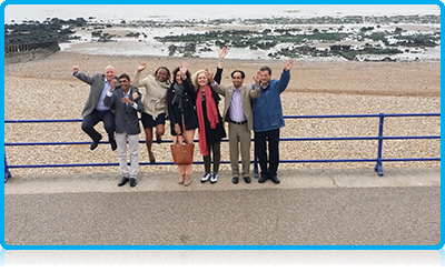 Wittenborg University and ANGELL Akademie Staff at a Partnership Workshop in Eastbourne Campus of the University of Brighton