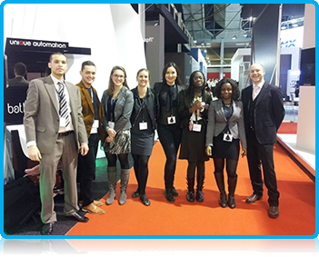 Wittenborg University Students learn Trade Fair Sales at the Integrated Systems Europe (ISE) Fair.