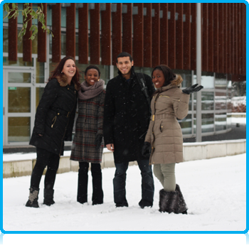 As a blanket of snow fell across the Netherlands, international students at Wittenborg University enjoyed the winter atmosphere at the campus today.