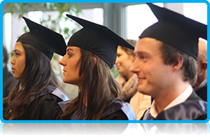 Graduates, Alumni and Current Students at WUAS celebrate together.