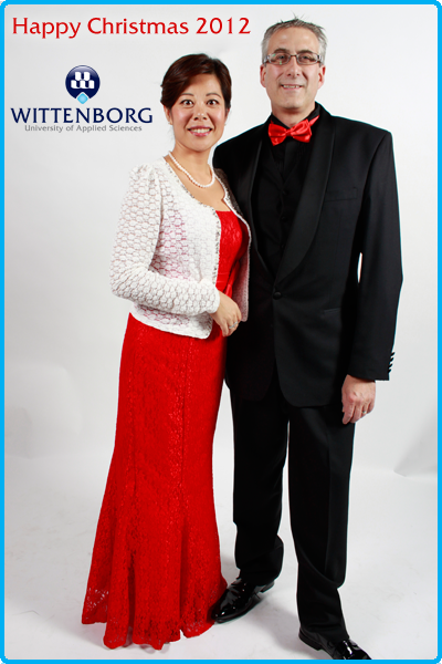 Wittenborg University Directors Peter Birdsall & Maggie Feng wish all a Happy Christmas 2012