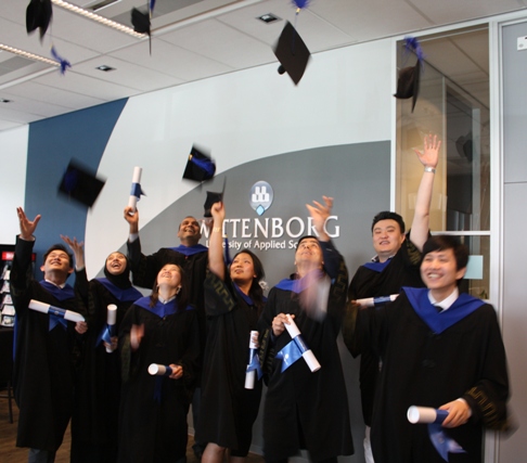 Business School Graduates at Wittenborg University 2011