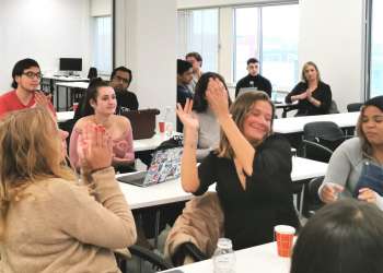 Wittenborg Students Flex Debate Muscles against American Students