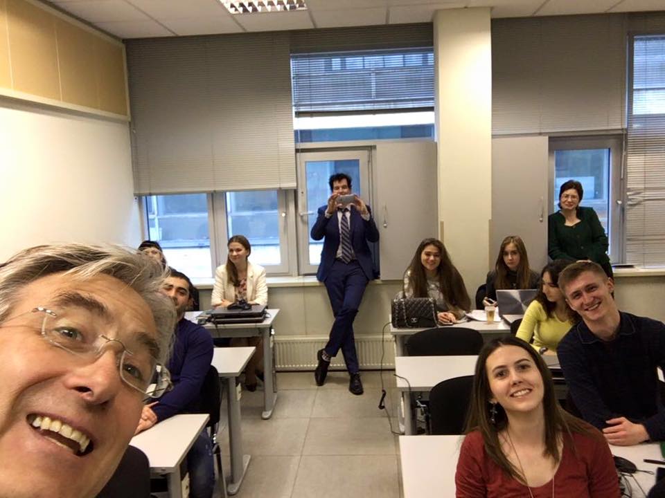 Yesterday, WUAS director Peter Birdsall entertained students of the Moscow State University Business School with a presentation on his entrepreneurial experience