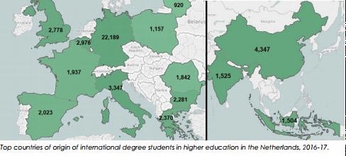 Holland Draws Record Number of International Students