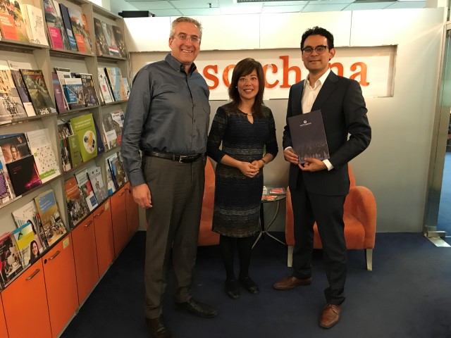 Peter Birdsall and maggie Feng pay visit to Neso China