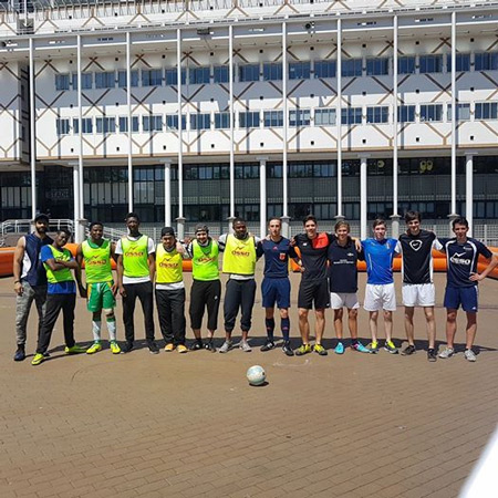 Wittenborg Students Eager to Play Football after Charity Tournament