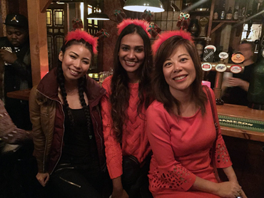 Students and staff enjoy festivities at campus Vienna, Amsterdam and Apeldoorn