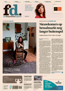 Wittenborg CEO, Maggie Feng, in Financieel Dagblad Wittenborg CEO, Maggie Feng, in Financieel Dagblad