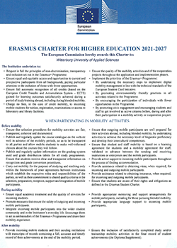 Erasmus Charter for Higher Education 2021-2027 Certificate Opens More Opportunities for Wittenborg