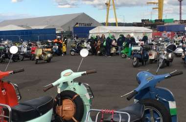 'Whisky Burn' Goes to Vespa World Days in Belfast 'Whisky Burn' Goes to Vespa World Days in Belfast