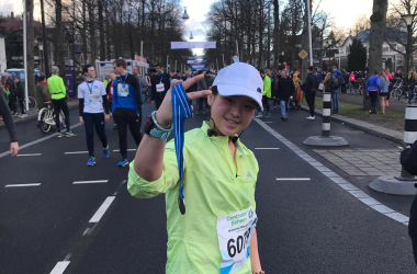 Students and Staff Fly Wittenborg Flag at Apeldoorn Marathon