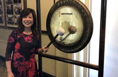 CEO Maggie Feng represents Wittenborg during International Women’s Week in Amsterdam.