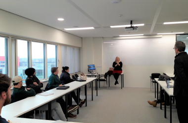 Serial Entrepreneur Dr Melody Sauerborn Guest Lectures at Wittenborg Amsterdam