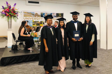 Wittenborg Students' Elation at Awards Ceremony in Brighton, UK