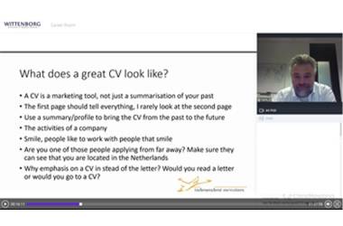 Niemeijer explaining what makes a great CV