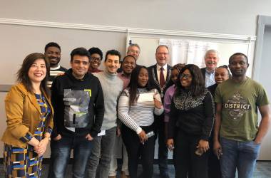 Wittenborg Students Meet New Apeldoorn Mayor