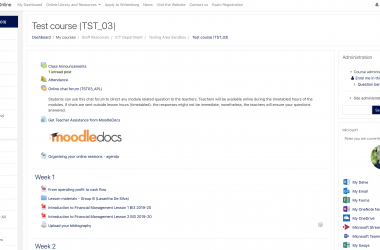 New Timetables, Online Courses in Moodle, Office365 and Teams with Video in Stream - Life at Wittenborg Continues Online New Timetables, Online Courses in Moodle, Office365 and Teams with Video in Stream - Life at Wittenborg Continues Online