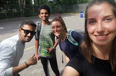 Workout Session with Refugees in Apeldoorn Workout Session with Refugees in Apeldoorn