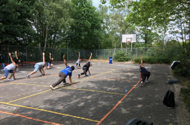 Workout Session with Refugees in Apeldoorn Workout Session with Refugees in Apeldoorn