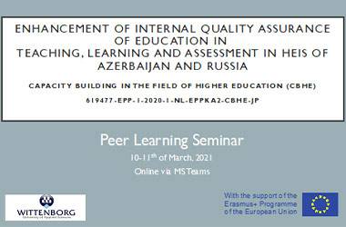 3 Key Takeaways from Erasmus+ IQAinAR Transnational Peer-Learning Seminar 