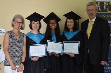 Wittenborg Celebrates First Graduates from Austria