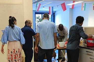 Wittenborg Directors and Office Staff Pitch in to Clean De Ruyterstraat Dorms