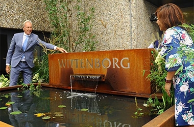 Deputy Mayor Jeroen Joon and Wittenborg CEO Maggie Feng Open New Campus