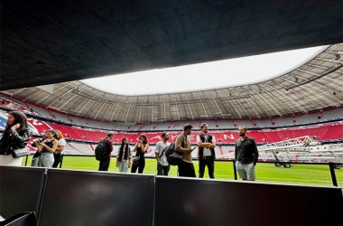 Munich Students Visit One of Europe’s Most Iconic Stadiums During Project Week