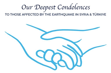 Our Condolences to Those Affected by the Earthquake in Syria and Türkiye