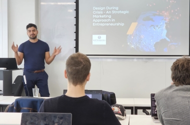 'Don’t underestimate yourself': Sebastian Urrego Inspires EBA Students in Guest Lecture 'Don’t underestimate yourself': Sebastian Urrego Inspires EBA Students in Guest Lecture