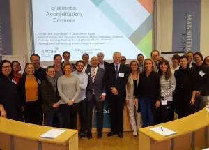 Wittenborg VP Co-Presents AACSB Seminar