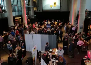 Wittenborg Student blends in well at Amsterdam Whisky Trade Fair