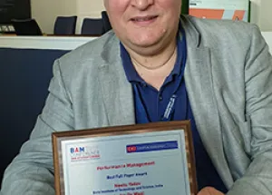 Wittenborg Lecturer Wins Award for Research on Indian Companies